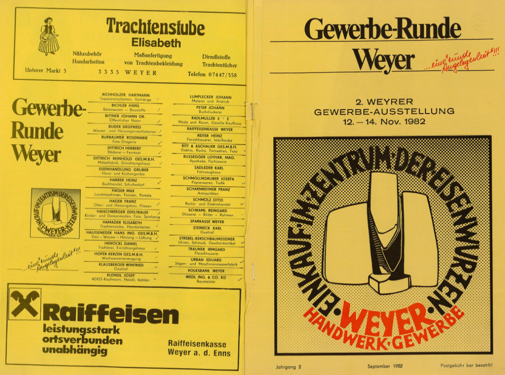 EINE DER ERSTEN GEWERBERUNDE-ZEITUNGEN